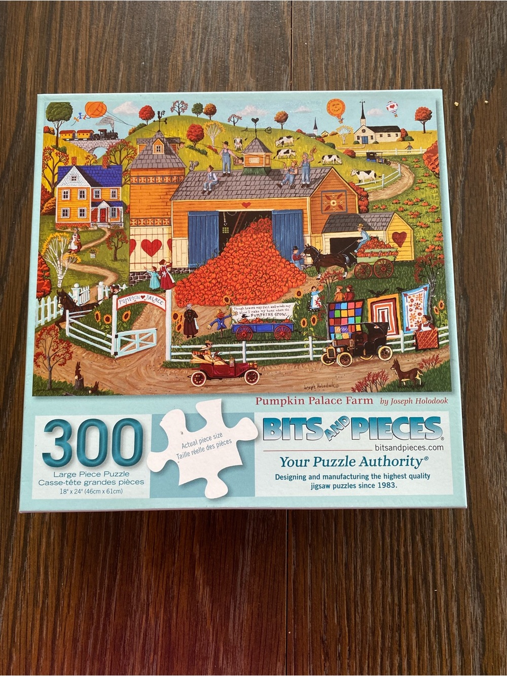 Bits and Pieces Pumpkin Palace Farm 300 Ct Puzzle